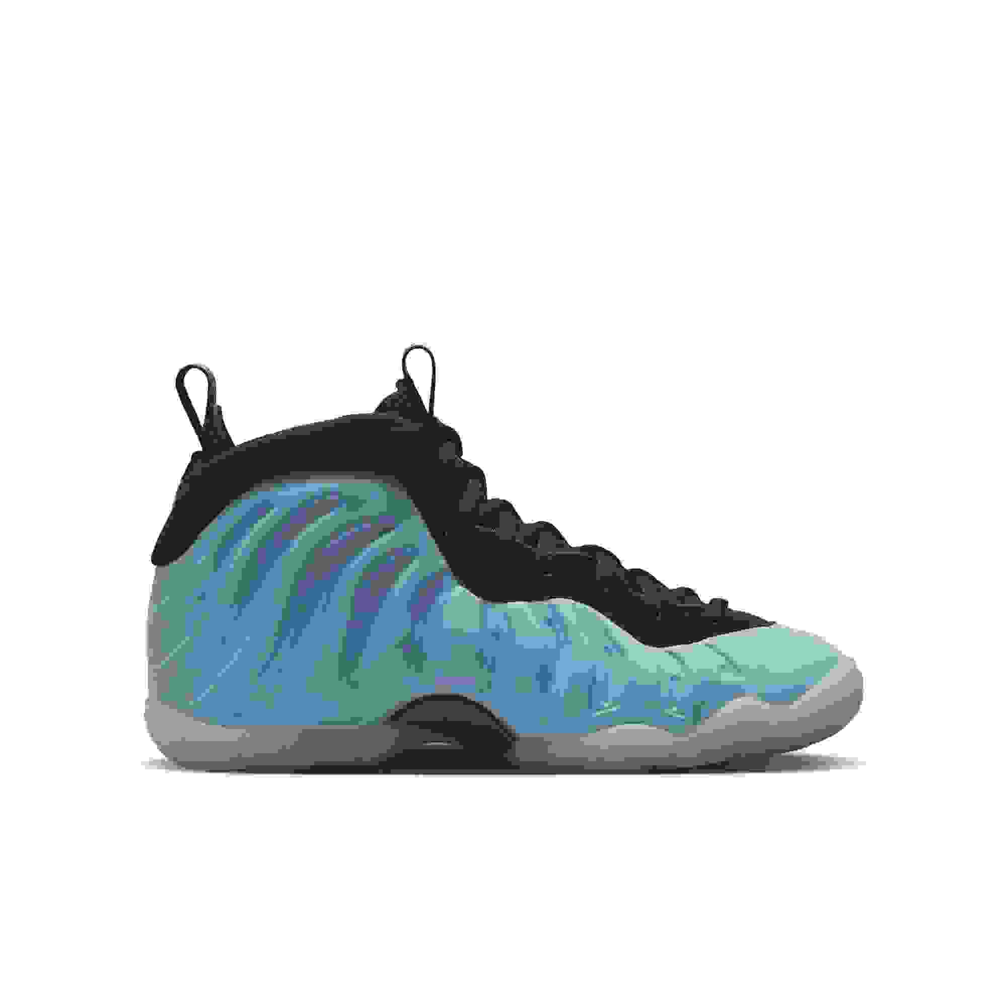 Nike Little Posite One Grade School Kids' "Psychic Blue" Shoe